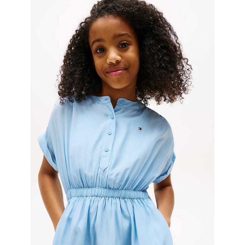 Tommy Hilfiger Half Button Flare Dress SS 8-10Y image number 2